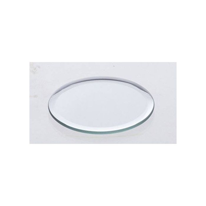Round Mirror Coaster Glass Plate, 12 Round Mirror Glass